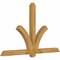 Ekena Millwork Redmond Rough Sawn Timber Gable Bracket, Western Red Cedar, 72"W x 45"H x 4"D x 4"F, 15/12 Pitch GBW072X45X0404RED00RWR - alternate 2